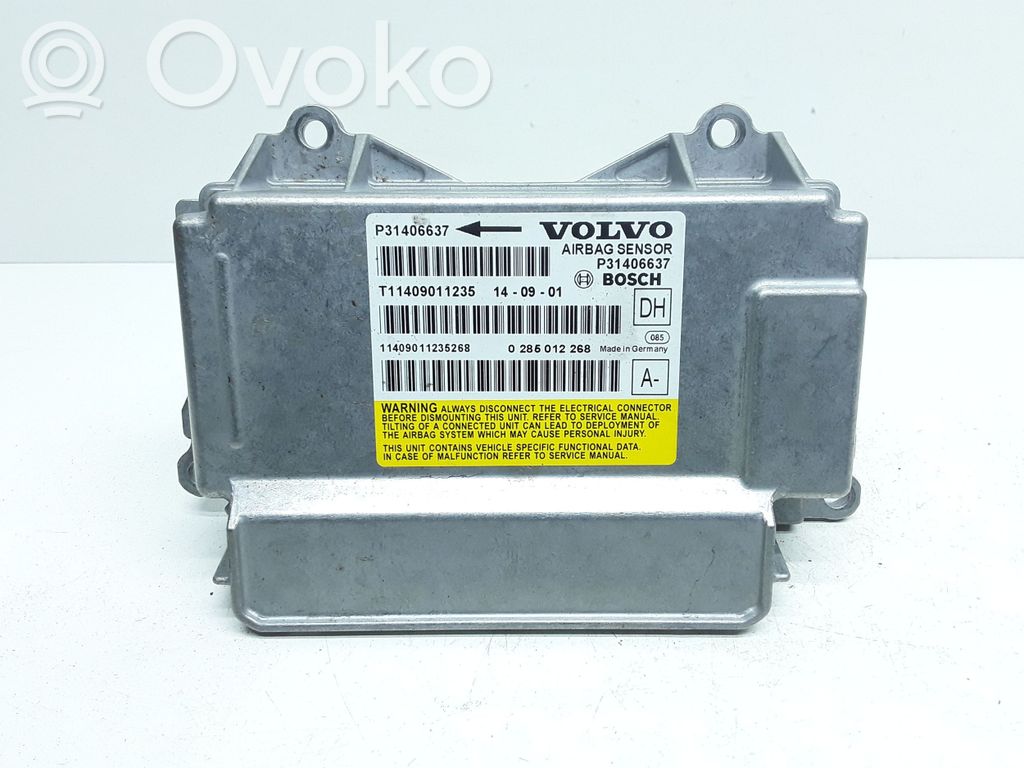 Volvo S60 Unidad de control/módulo del Airbag 