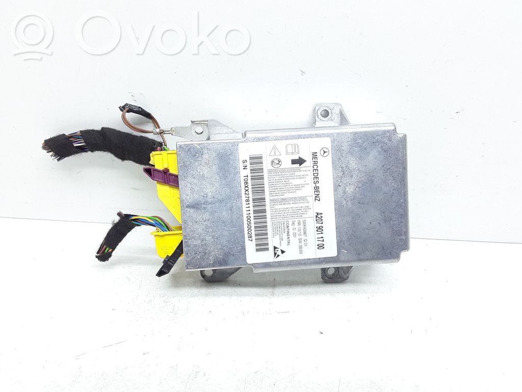 Mercedes-Benz E C207 W207 Airbag control unit/module 