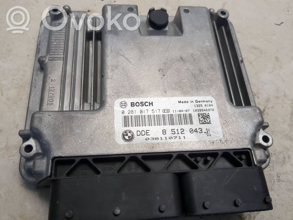 BMW 3 E90 E91 Engine control unit/module 