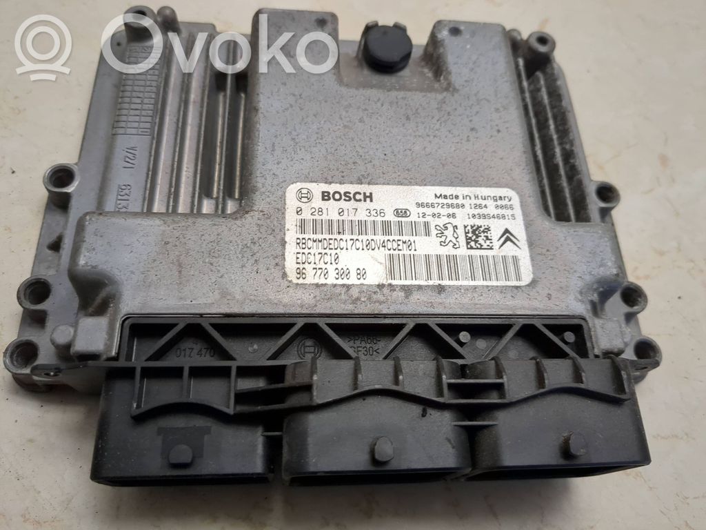Citroen DS3 Engine control unit/module 