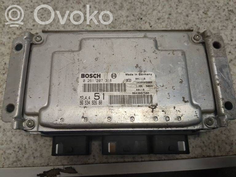 Citroen C4 I Picasso Engine control unit/module 
