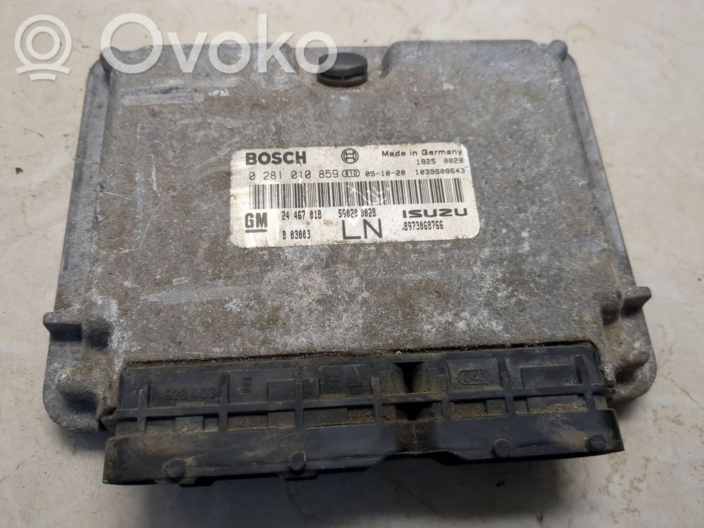 Opel Astra G Engine control unit/module 