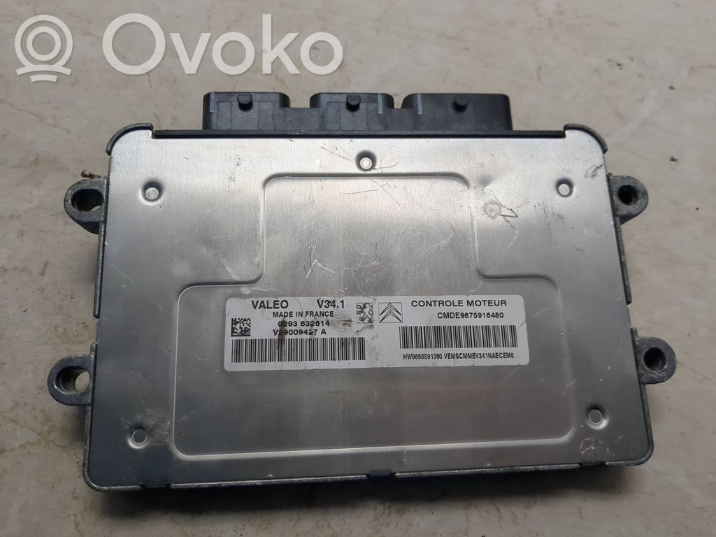 Engine control unit/module   V29009427A,0293632614,9675916480