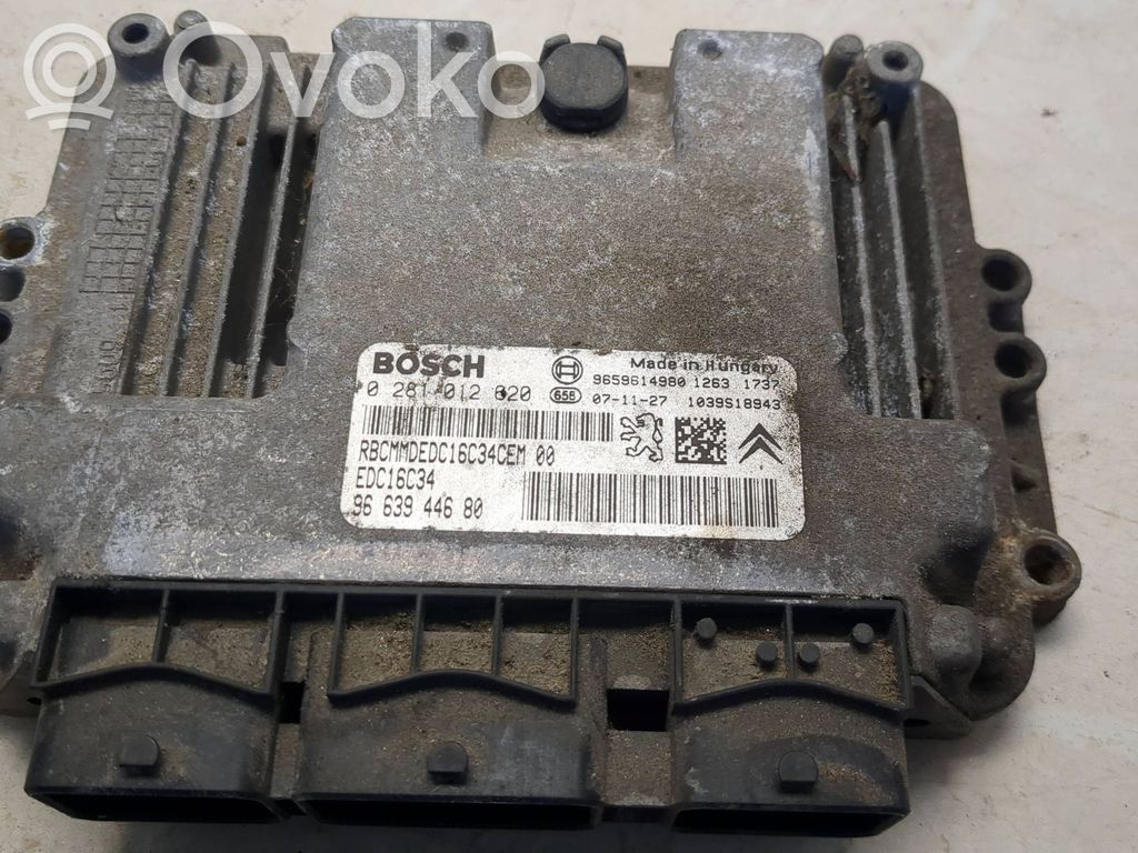 Citroen Berlingo Engine control unit/module 