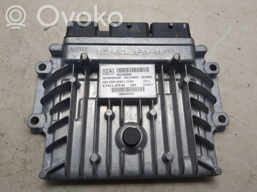 Peugeot 407 Engine control unit/module 