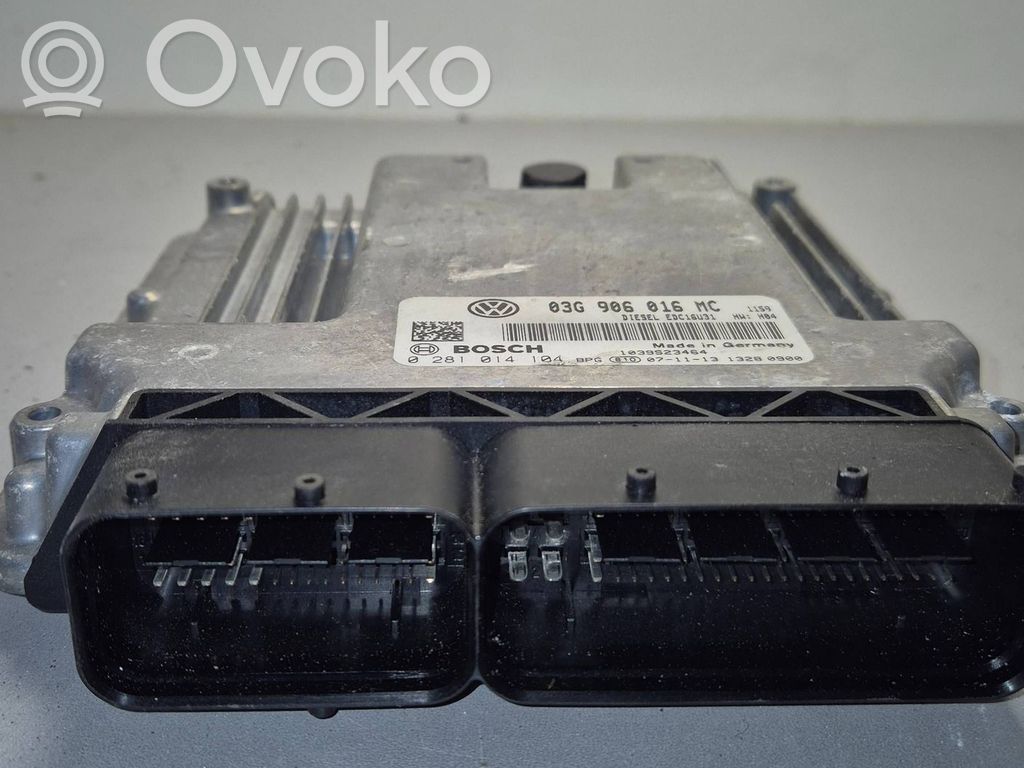 Engine control unit/module   03G906016MC,0281014104