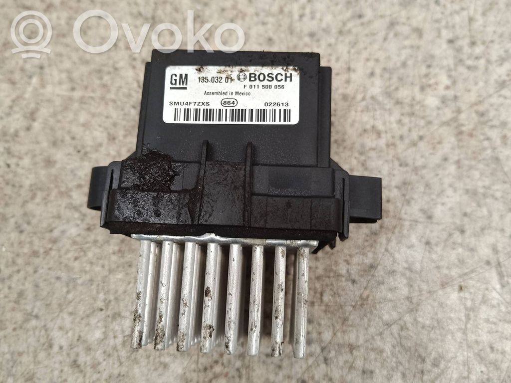 Opel Zafira B Heater blower motor/fan resistor 