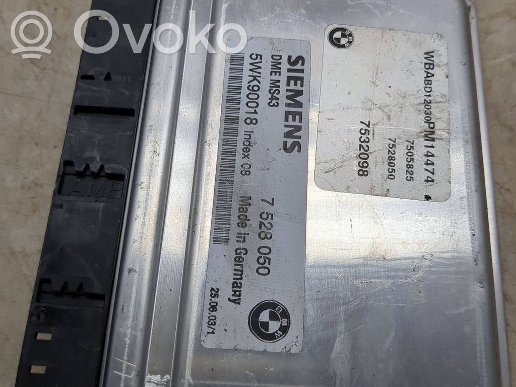 Engine control unit/module   7528050,7532098,5WK90018