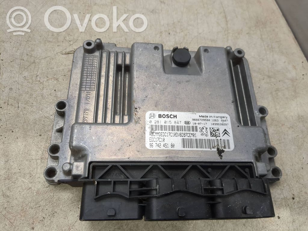 Citroen C3 Engine control unit/module 
