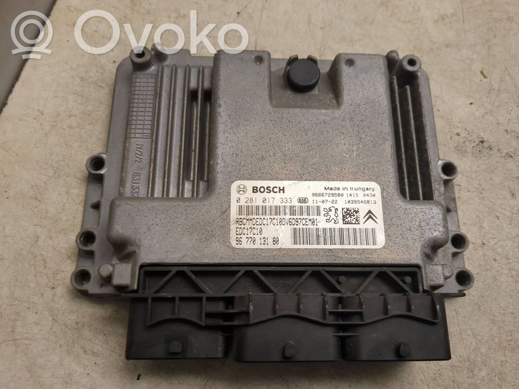 Citroen C4 II Picasso Engine control unit/module 
