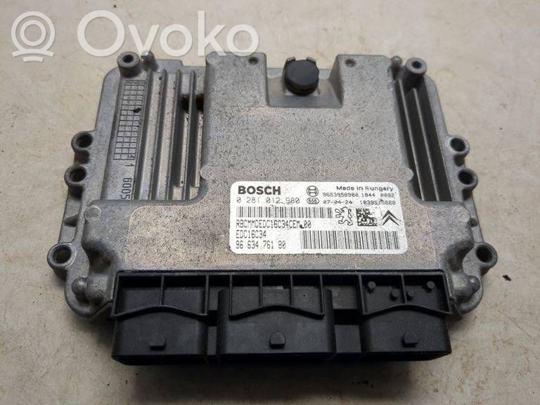 Citroen C4 II Picasso Engine control unit/module 