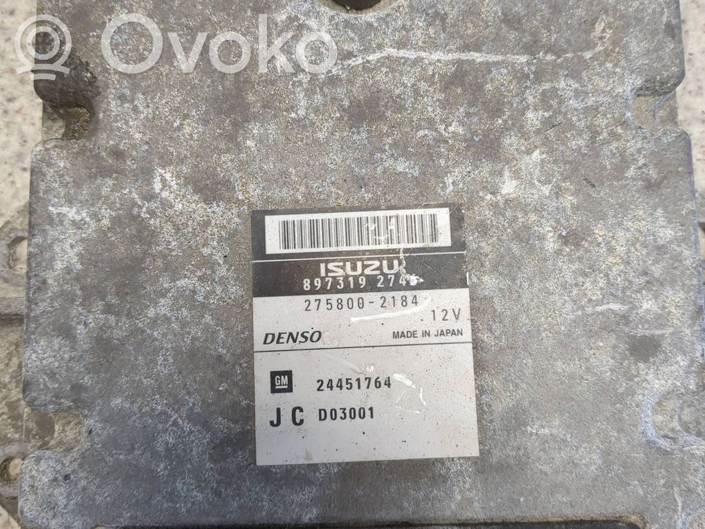 Engine control unit/module   2758002184,24451764,8973192746