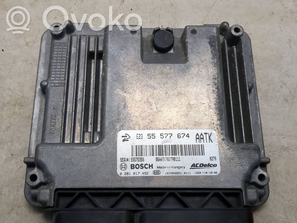 Opel Astra H Engine control unit/module 