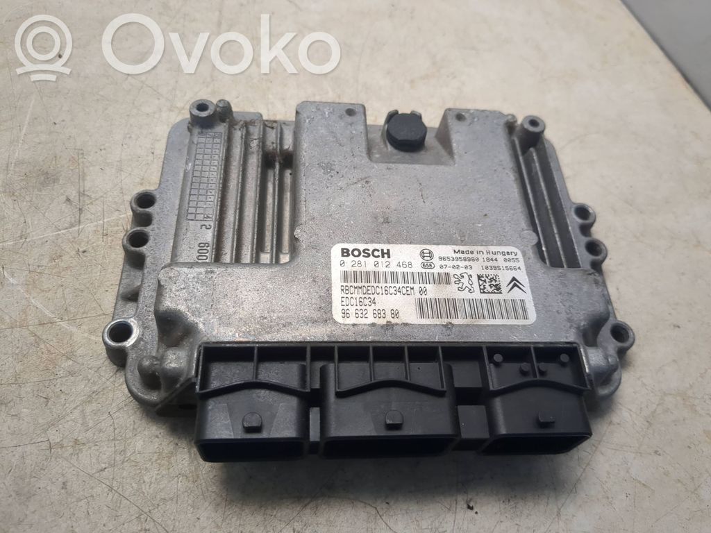 Peugeot Expert Engine control unit/module 