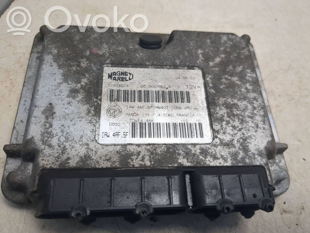 Fiat Panda II Engine control unit/module 