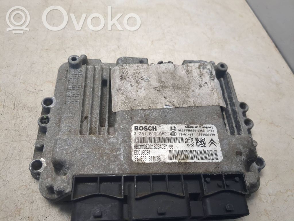 Citroen Jumpy Engine control unit/module 