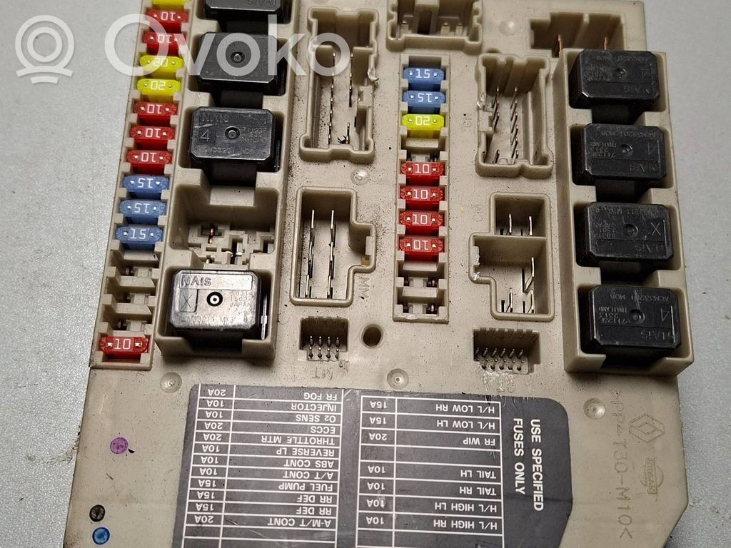 Nissan Note (E11) Drošinātāju kaste (komplekts) 
