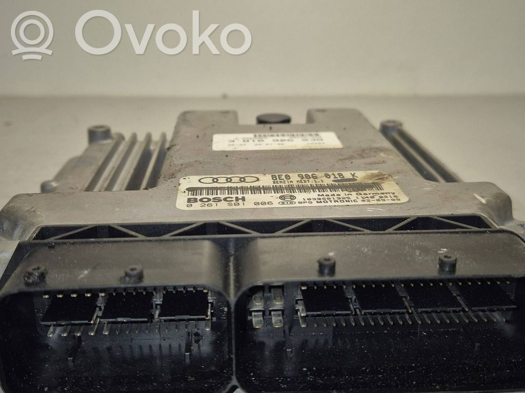 Engine control unit/module   8E0906018K,1039S01325,0261S01006