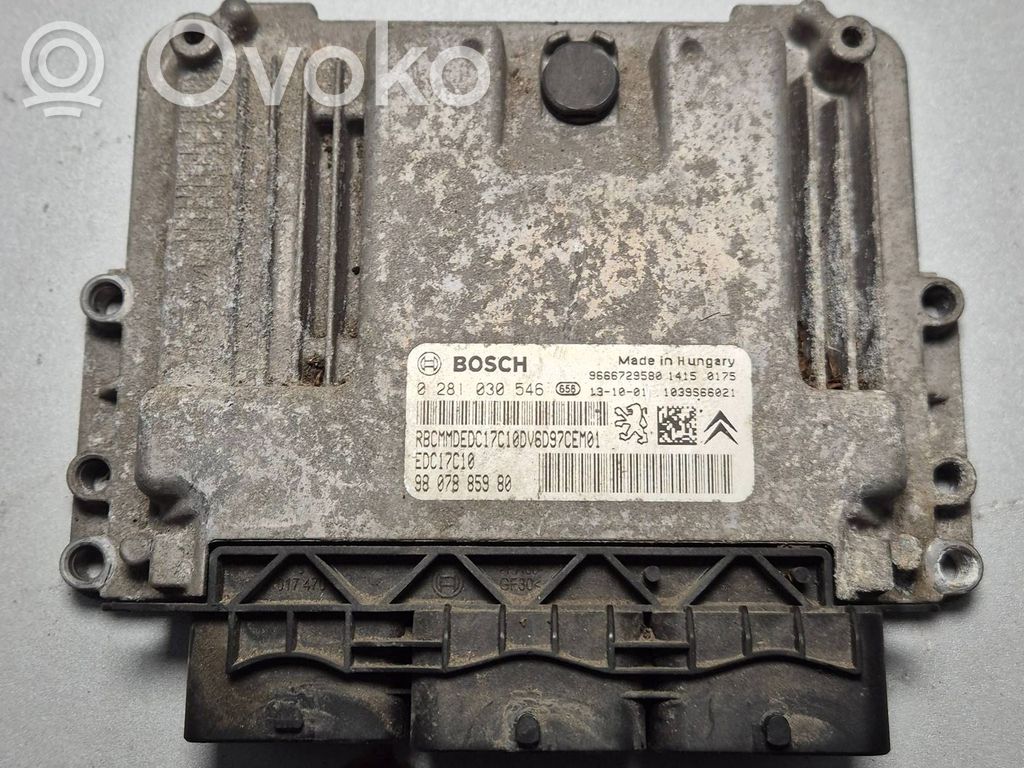 Citroen C4 II Engine control unit/module 