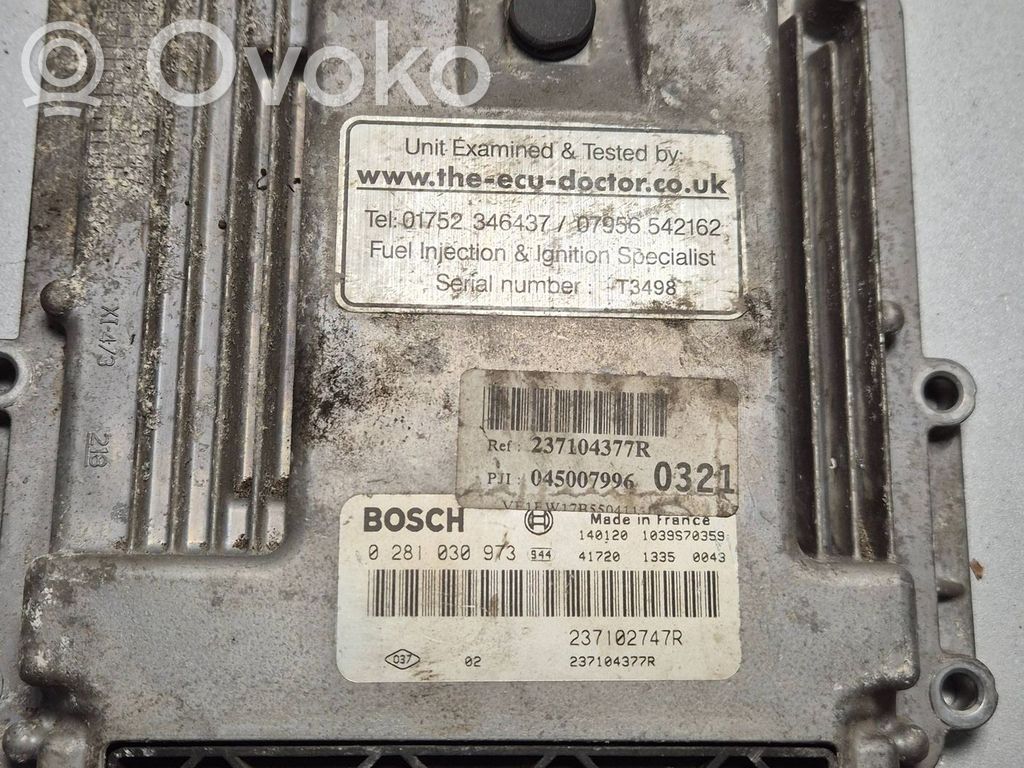 Renault Captur Engine control unit/module 