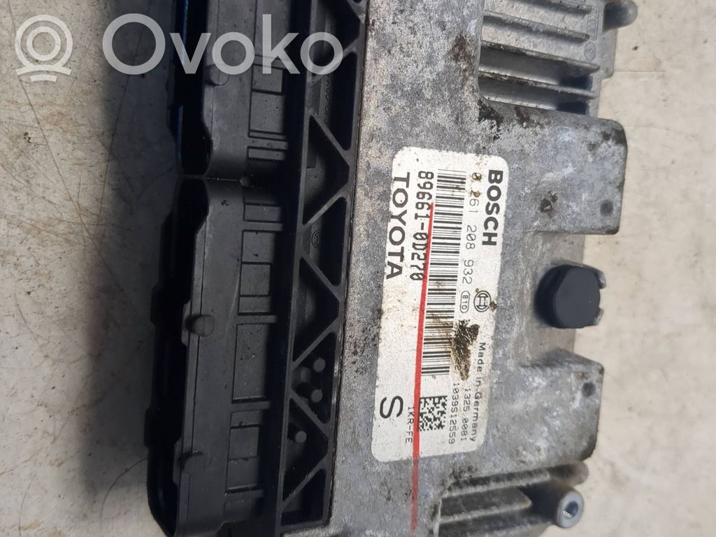 Toyota Yaris Engine control unit/module 