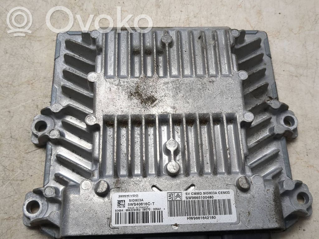 Citroen C4 I Picasso Variklio valdymo blokas 
