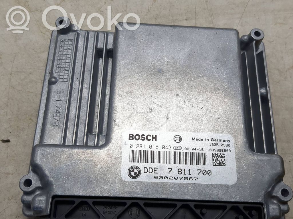 BMW 3 E90 E91 Variklio valdymo blokas 