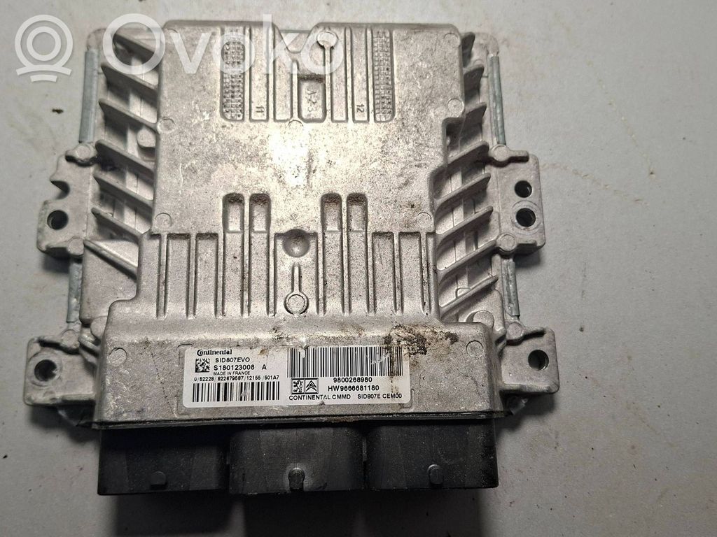 Peugeot 207 Engine control unit/module 