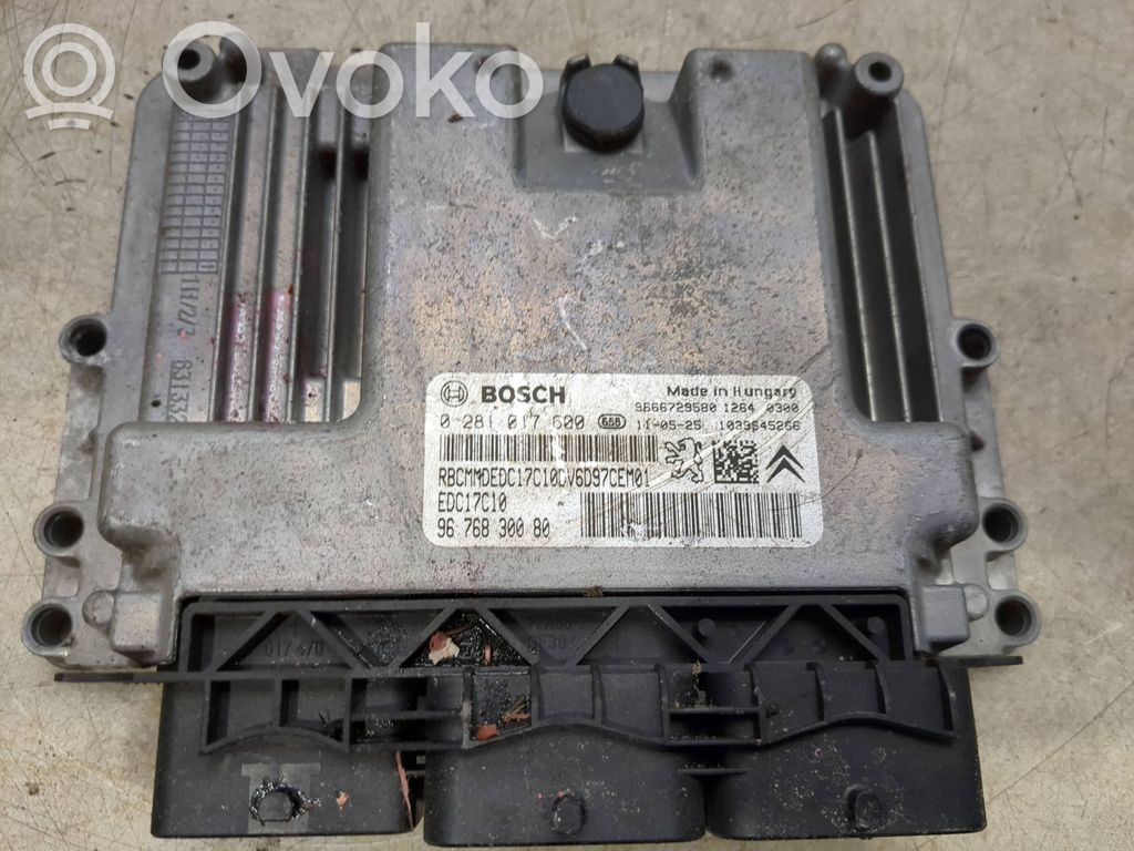 Peugeot 2008 I Engine control unit/module 