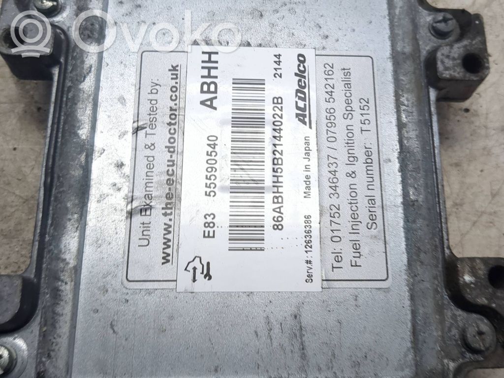 Engine control unit/module   55590540,86ABHH5B2144022B,12636386