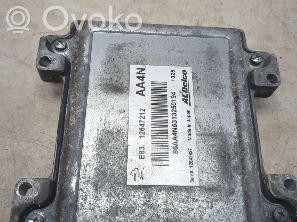 Opel Insignia A Engine control unit/module 