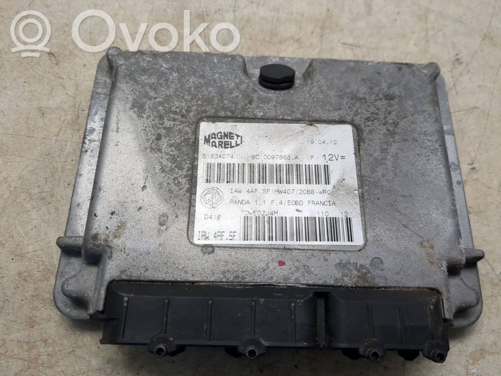 Fiat Panda II Engine control unit/module 