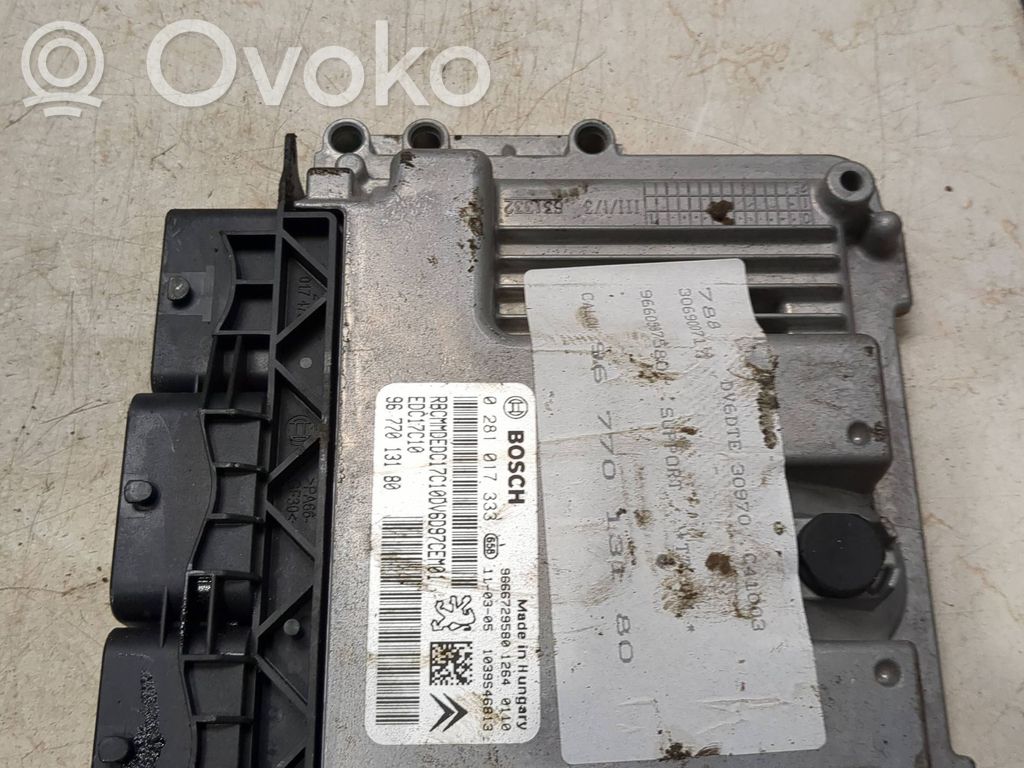 Citroen C4 I Engine control unit/module 