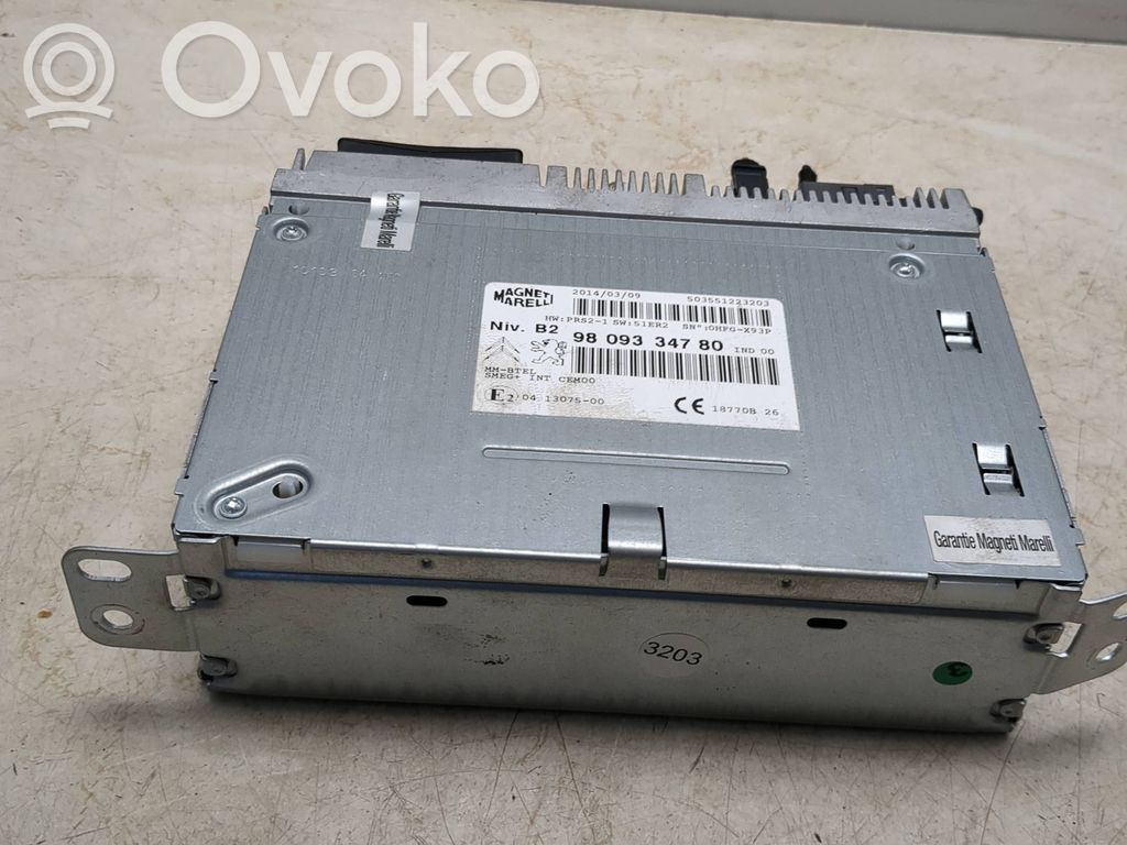 Panel / Radioodtwarzacz CD/DVD/GPS   9809334780,503551223203