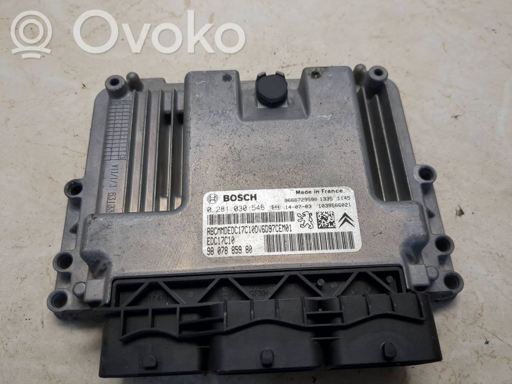 Citroen C4 II Picasso Engine control unit/module 