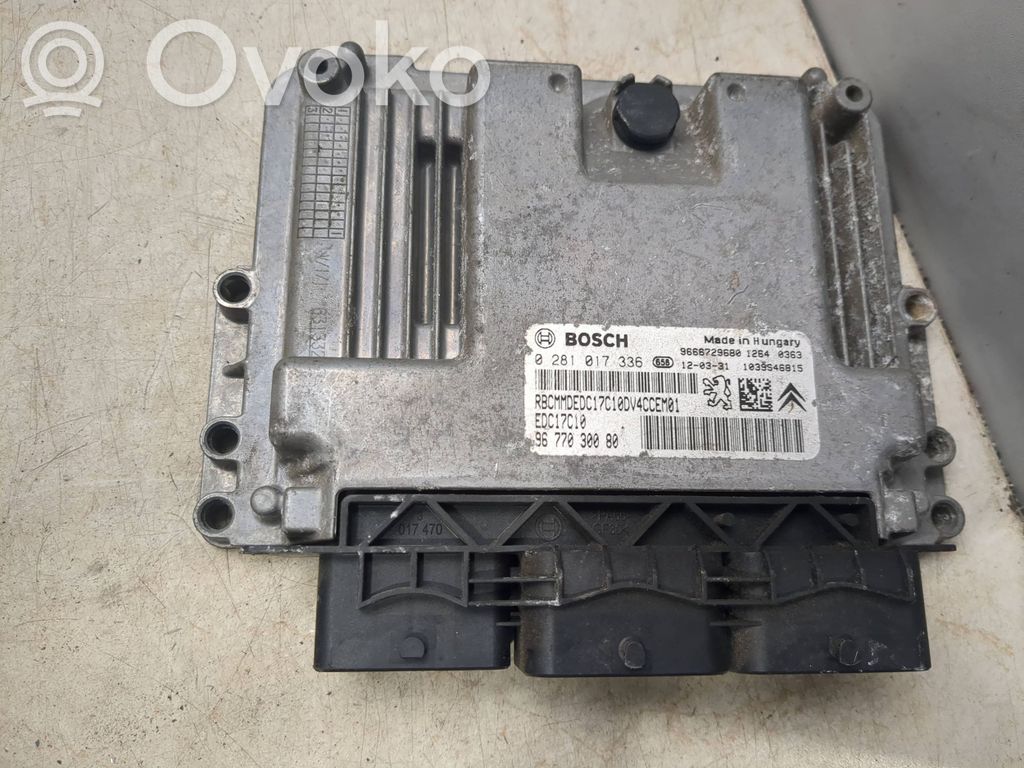 Citroen C3 Engine control unit/module 