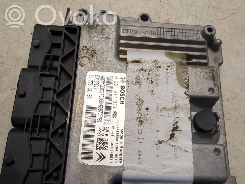 Citroen C4 I Engine control unit/module 