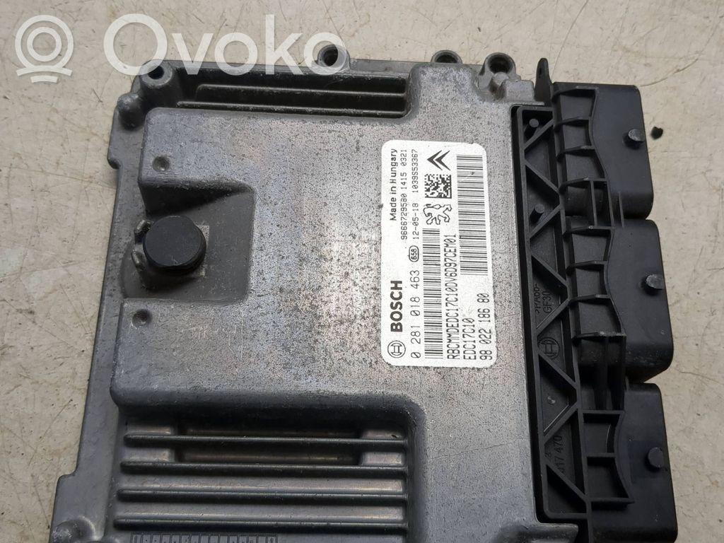 Citroen C4 I Engine control unit/module 