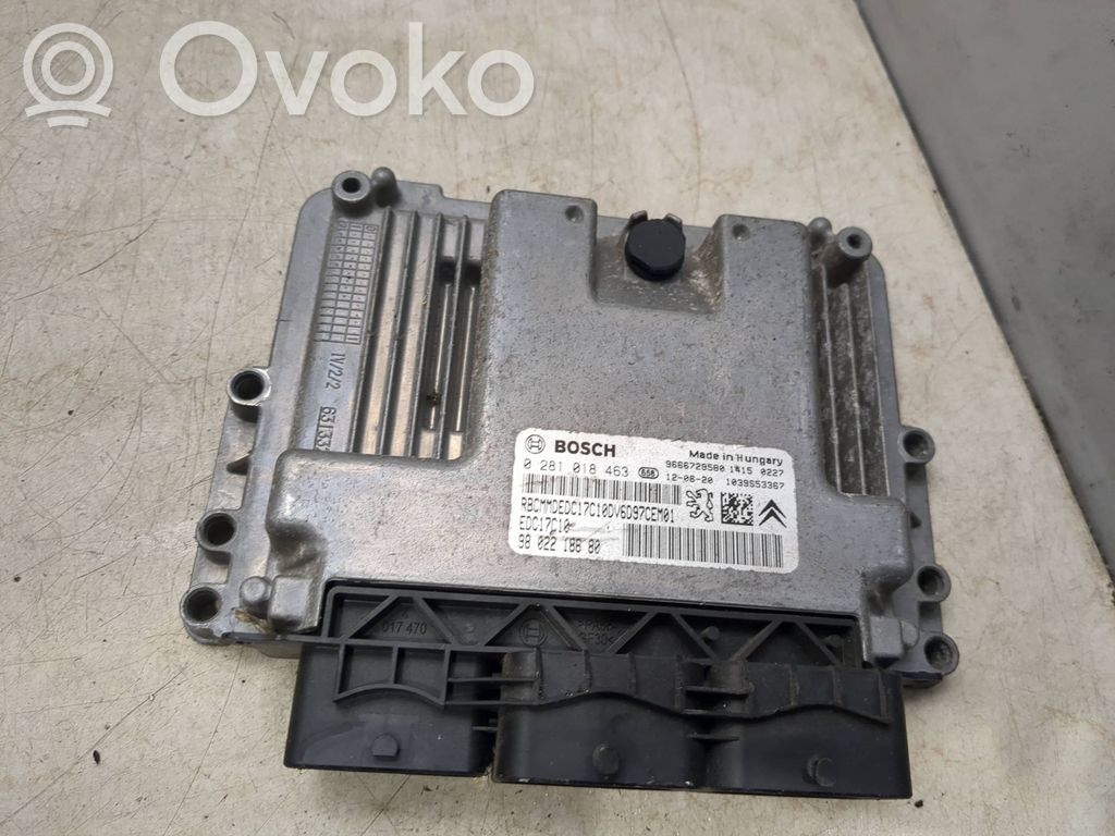 Citroen C4 II Picasso Engine control unit/module 