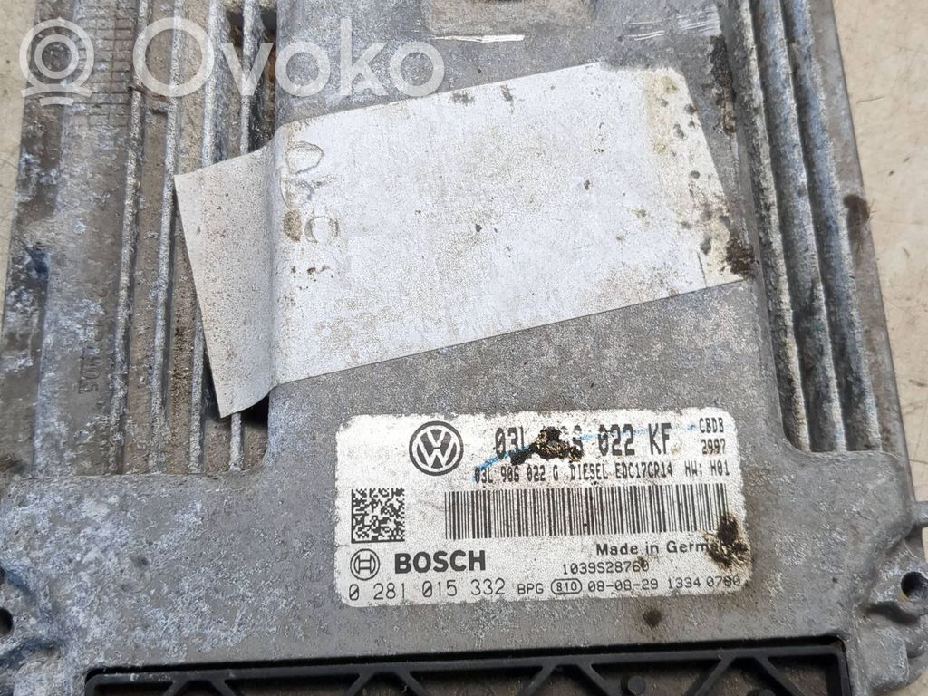 Volkswagen PASSAT B6 Engine control unit/module 
