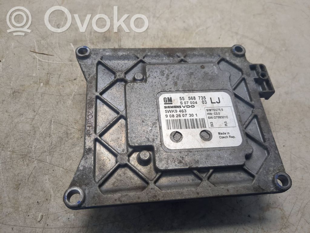 Opel Zafira B Engine control unit/module 