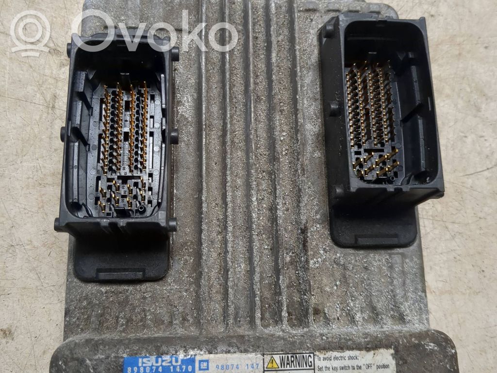 Opel Meriva A Engine control unit/module 