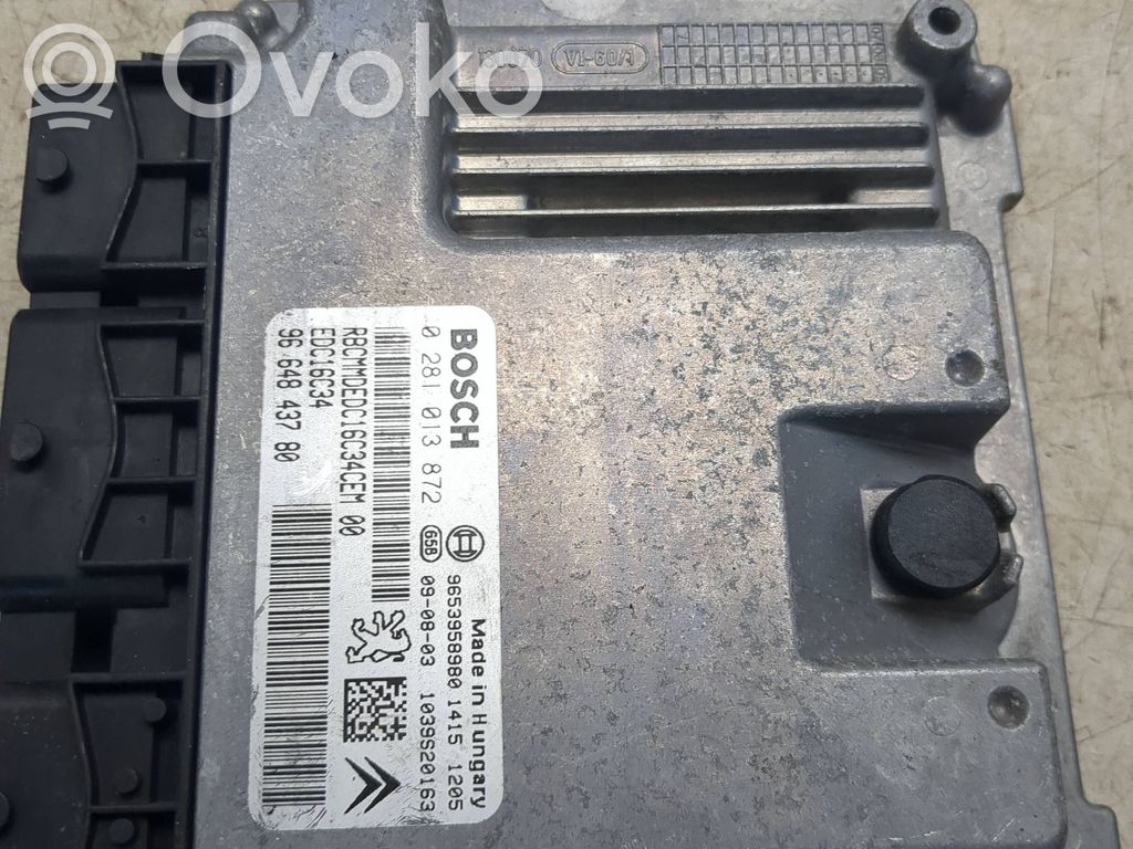 Peugeot Expert Engine control unit/module 
