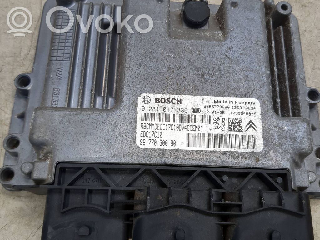 Peugeot 208 I Engine control unit/module 