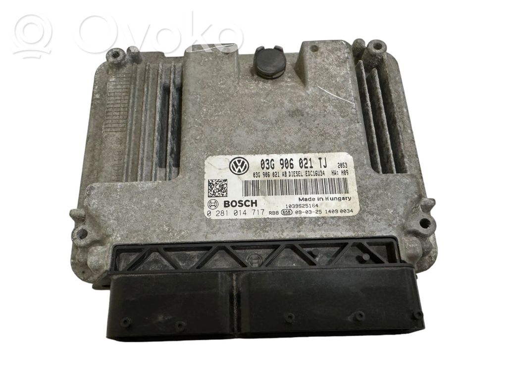 Skoda Octavia Mk2 (1Z) Unitate/modul de control motor 