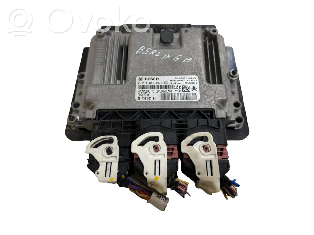 Citroen Berlingo Engine control unit/module 