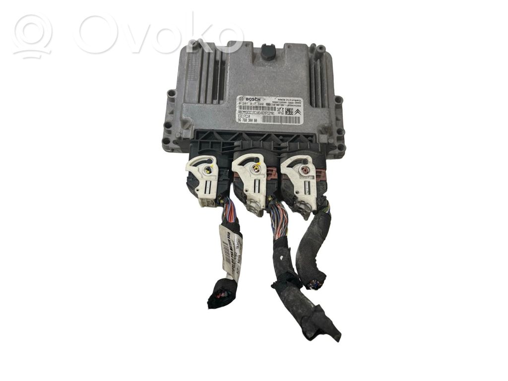 Unidad de control/módulo del motor   9666729580,9676830080,0281017600