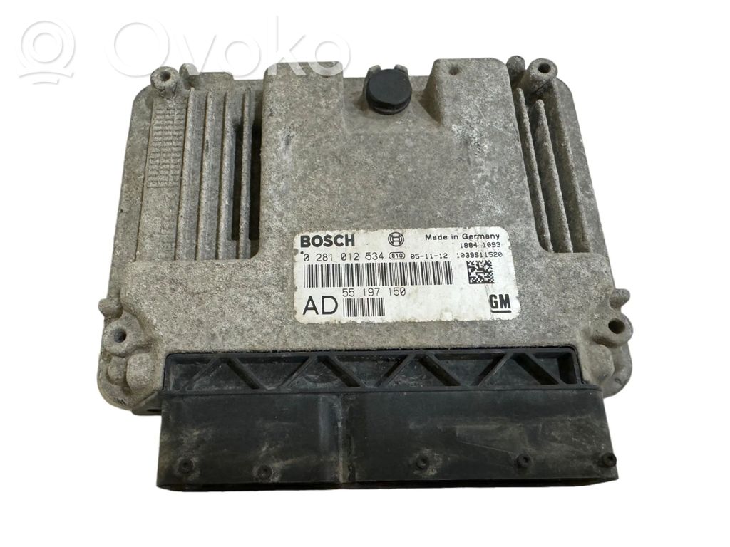 Opel Vectra C Engine control unit/module 