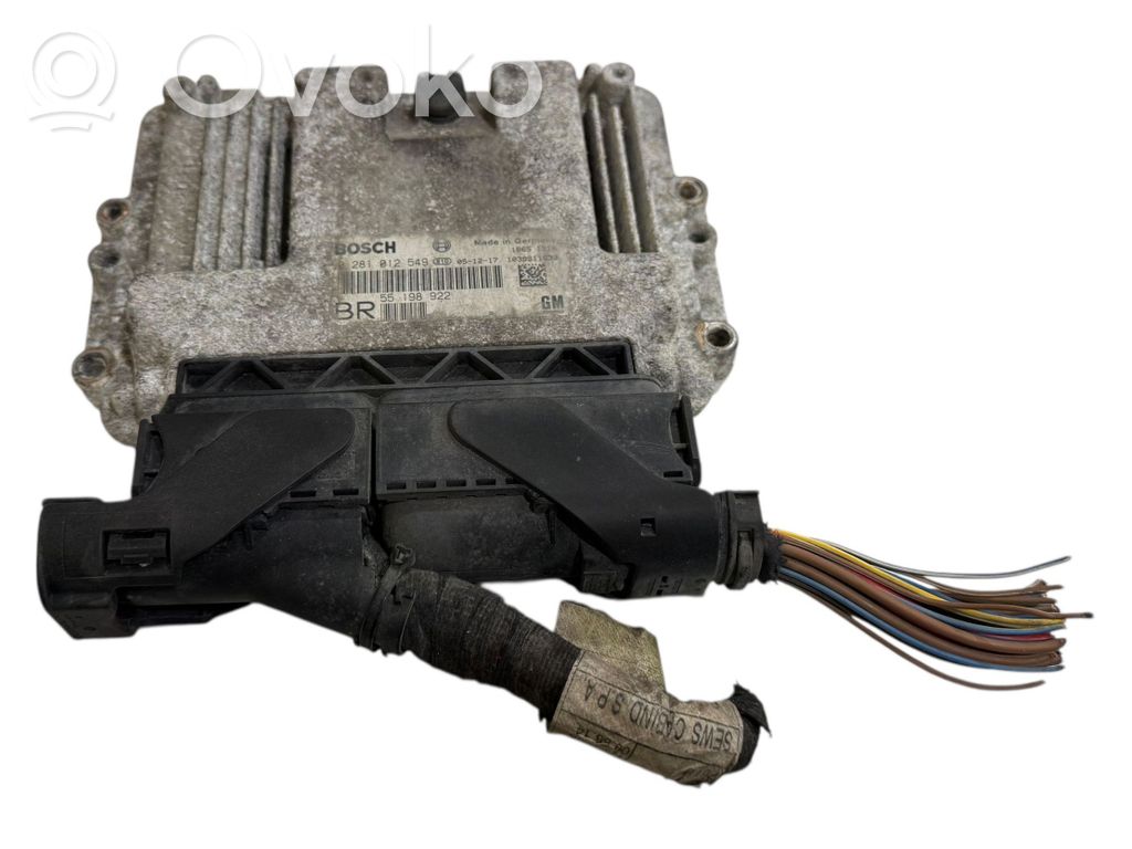 Opel Zafira B Engine control unit/module 