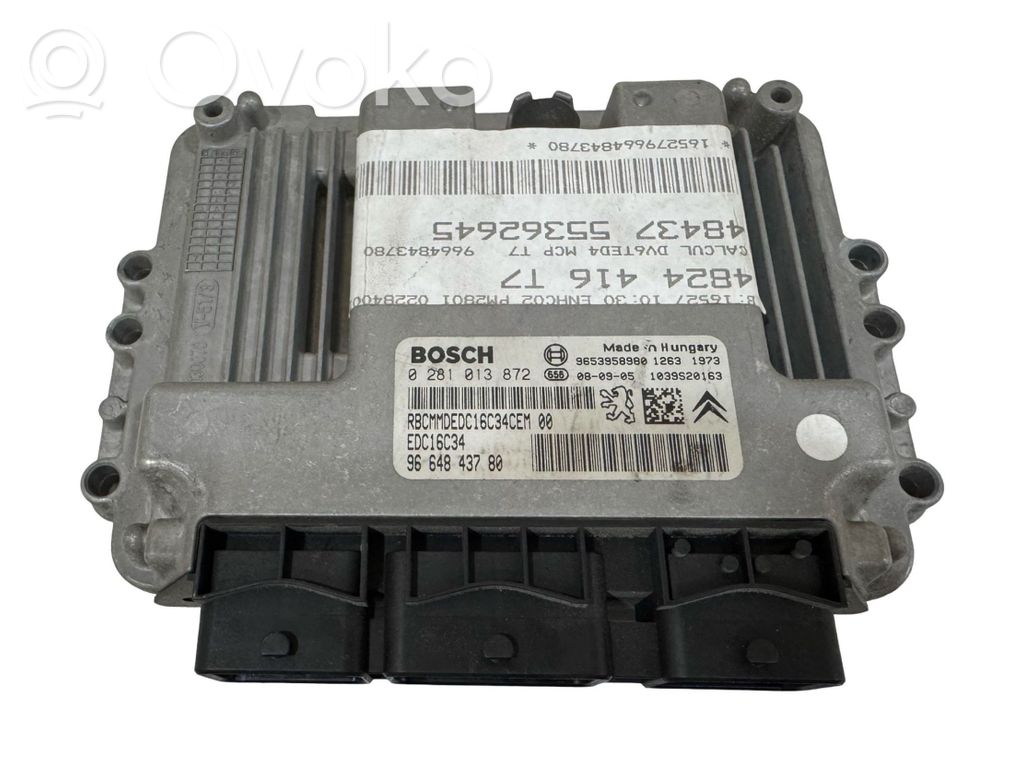 Engine control unit/module   9664843780,9653958980,0281013872